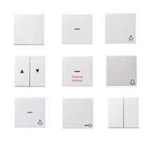 GIRA System55 Reinweiß SeidenMATT - Wippen Wippe Abeckungen ALTE GENERATION!
