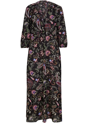 Maxikleid mit smock einsätzen - mit, smock-einsätzen