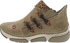 Rieker Damen Stiefelette beige