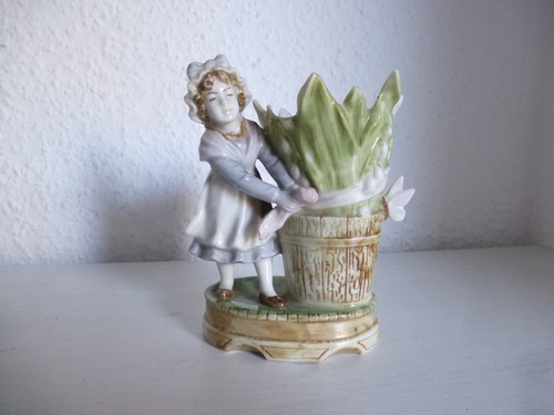 Antike porzellan figurenvase - antike, porzellan-figurenvase