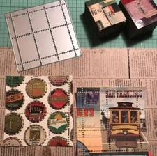 Briefmarke Rahmen Stanzformen