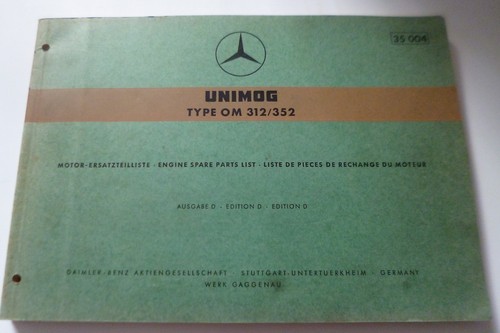 Mercedes unimog motor - mercedes, om312