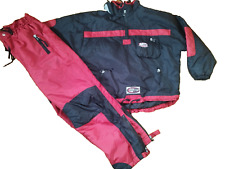 Zweiteiliger Skianzug Größe 164, rot- schwarz