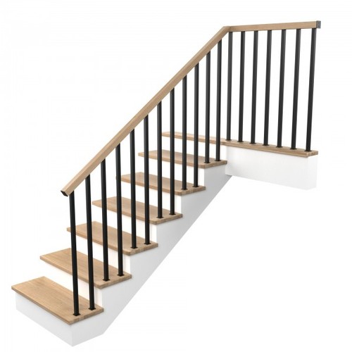 Treppengeländer stahl weiß - treppengeländer,