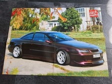 Opel Calibra  - Flash Opel Scene  - Poster  -  ( 40 x  56 cm )