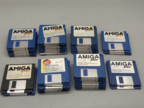 Amiga plus disketten konvolut - amiga,
