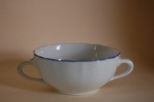 Suppentasse Maria Theresia Blauer Rand Hutschenreuther