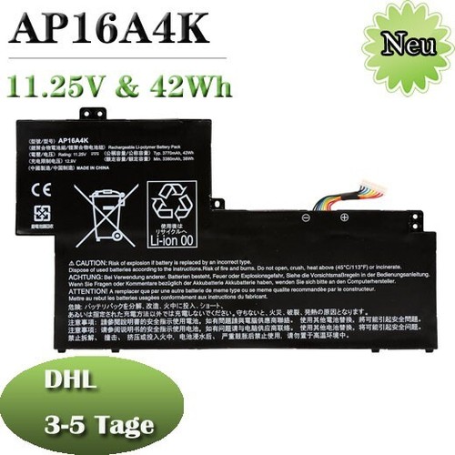 Akku ap16a4k für acer - ✅,