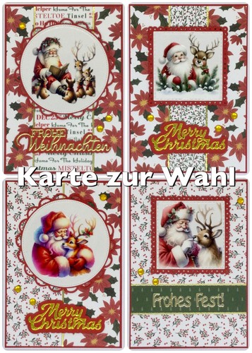 Weihnachtskarte frohe - 3d,