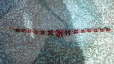 antik granat armband