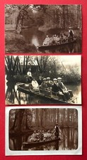 3 x Privat Foto AK Spreewald