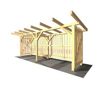 Holzunterstand Kaminholzunterstand Unterstand Kaminholz Holz Überdachung Lager