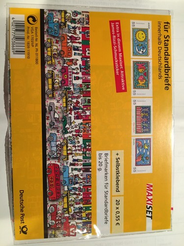 Briefmarken james rizzi bund - briefmarken, rizzi,
