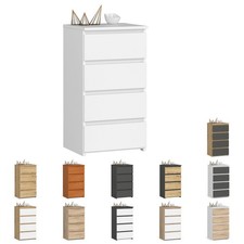 Kommode AKORD CL4 mit 4 Schubladen B40 x H74 x T35 cm