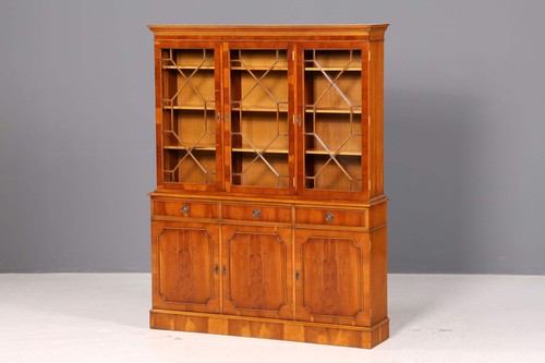 Englische vitrine eibe - vitrine,