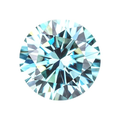 1ct moissanit blue - 1ct,
