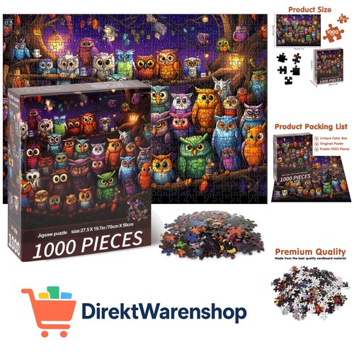 Puzzle 1000 teile eule - puzzle,