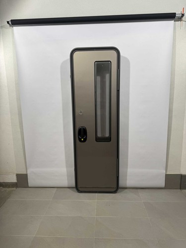 Hymer aufbautür grau silber - aufbautür, grau/silber