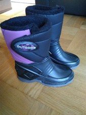 @@@ Becks Gummistiefel gefüttert, Winterstiefel Schneestiefel Gr.35 NEU  @@@