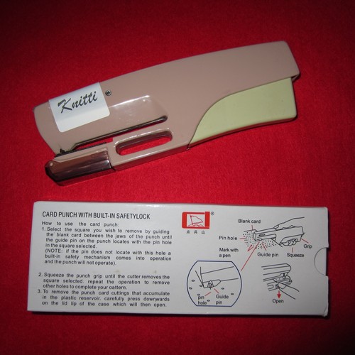 Neu lochzange lochkarte - f,