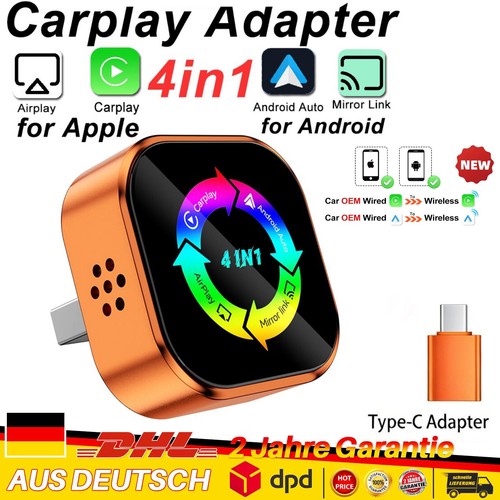 Wireless carplay adapter 4in1 - wireless,