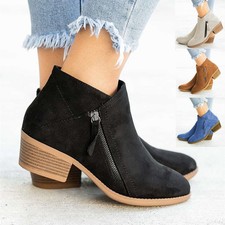 Damen Stiefeletten Ankle Boots