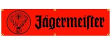 Jägermeister USA große 180 x 45 cm Fahne Flagge Banner rot-orange