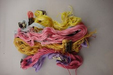 Perlgarn MEZ Anchor Konvolut verschiedene Farben 10-teilig Garngewicht 45 g