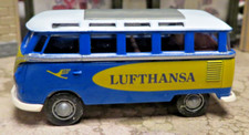 Rarität !! Brekina 3183 H0 1:87 VW T1 Samba Bus Lufthansa blau gelb NEU OVP !