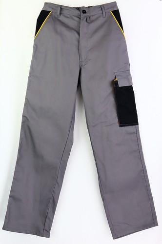 Hose 46 grau schwarz - 44/46, grau/schwarz