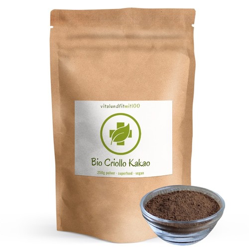 Bio criollo kakaopulver 250 - kakaopulver,