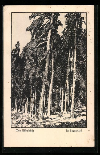 Künstler otto ubbelohde - künstler-ak,