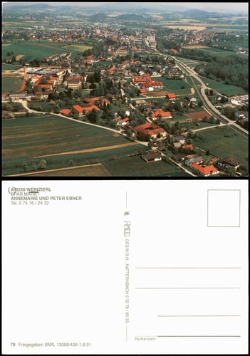 Ansichtskarte weinzierl - ansichtskarte,
