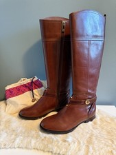 Tory Burch Brita Brown Leather