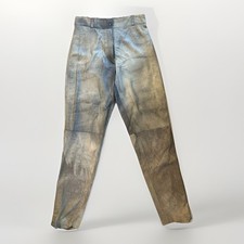 Lederhose jeansblau - Größe