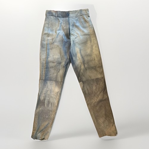 Lederhose jeansblau größe - -,