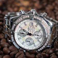 Breitling Chronomat Evolution | Factory Diamonds | MOP | 44mm | Ref.  A13356