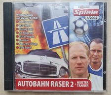 Autobahn Raser 2 + Meister Trainer (+weitere) Computer Bild Spiele 4/2002 CD-ROM