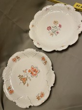 2 Porzellan Kuchenteller/