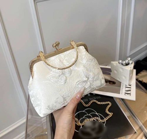 Abendtasche seide mit - abendtasche,