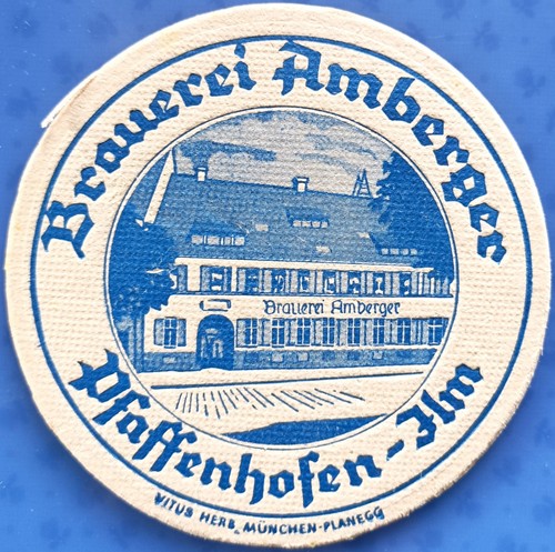 Alter bierdeckel brauerei - vk,