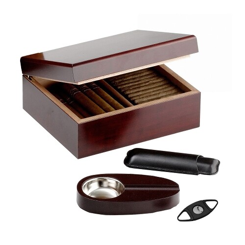 Humidor set cherry - humidor-set,