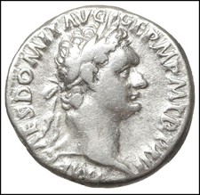 Domitian Denar Römische