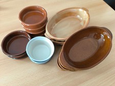 Konvolut kleine Auflaufformen und Souffle Förmchen