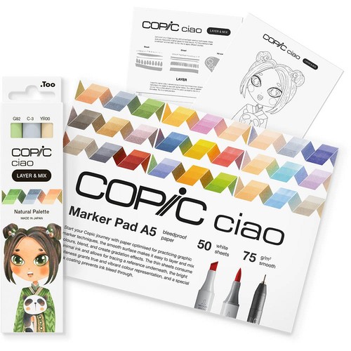Copic ciao natural palette - ciao,