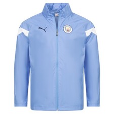 Manchester City FC PUMA Herren Herren Allwetter Jacke Premier League blau neu