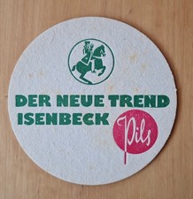 * SEHR ALTER BIERDECKEL * DER NEUE TREND ISENBECK PILS