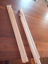 SCHUBLADENSCHIENEN Rollenführung Schubladenauszug PAAR Schienen WEISS Teilauszug