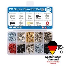 228P-teilig PC-Schraubenabstands-Set-Kit für Computergehäuse / Festplatten etc.