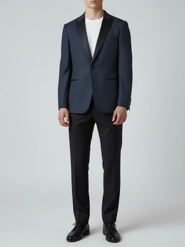 Herren kleid mulish blau wolle - herren,